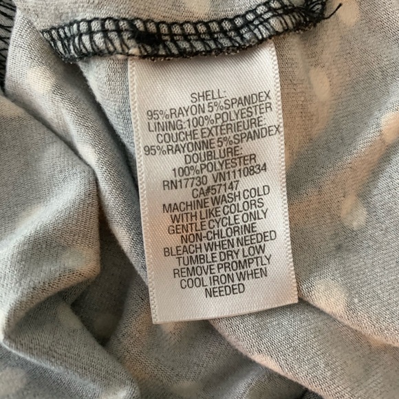 Merona dress- black and white polka dot - Picture 5 of 5